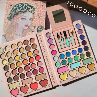 پالت سایه همه کاره 70 رنگ براش دار   اورجینال  پیگمنت و کیفیت عالی