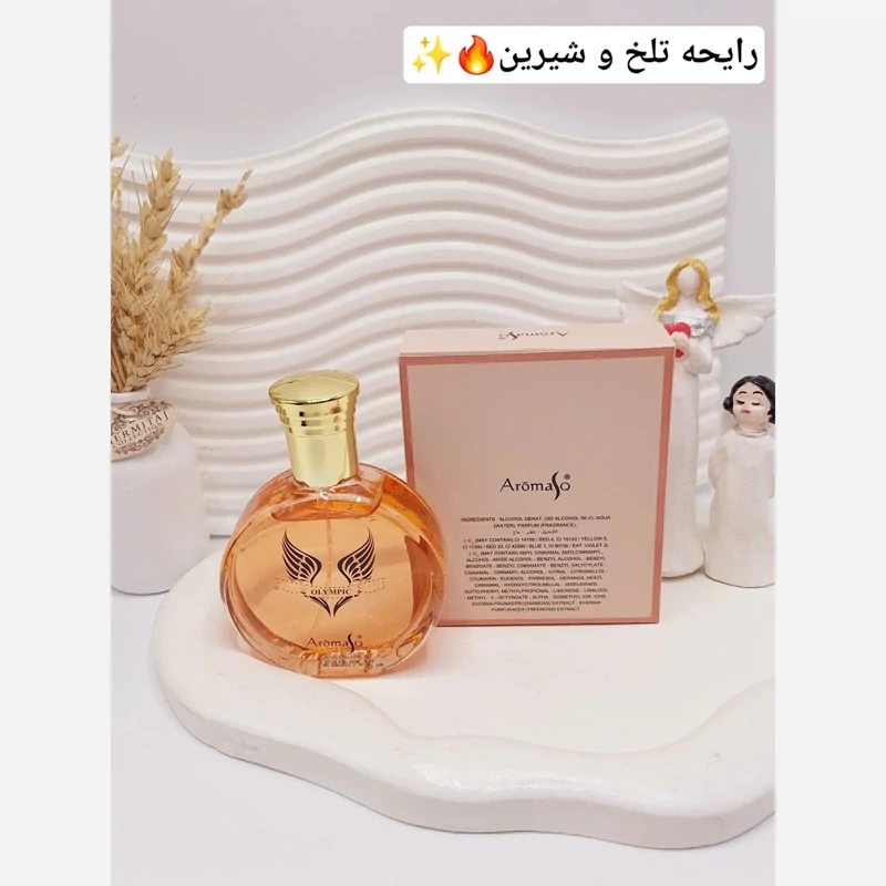 ادکلن زنانه المپیا 100 میل اماراتی مدل OLYMPIC Aromaso