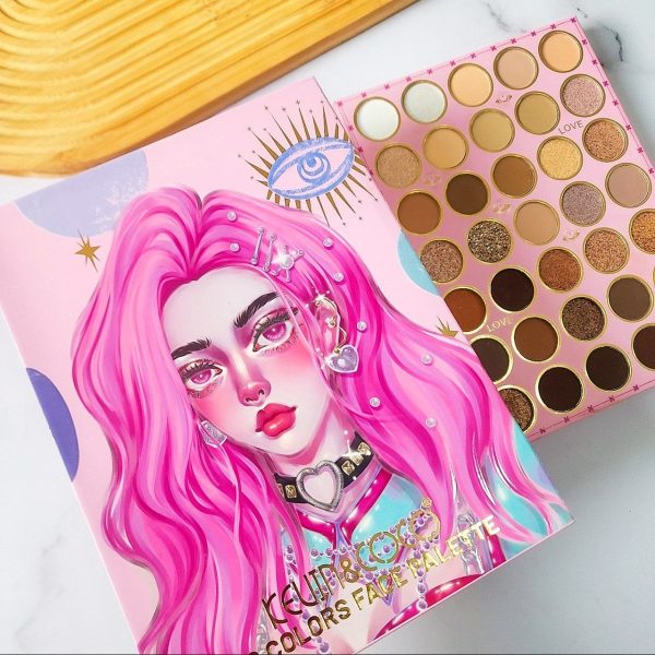 پالت سایه کتابی 82 رنگ کوین کوکو اورجینال